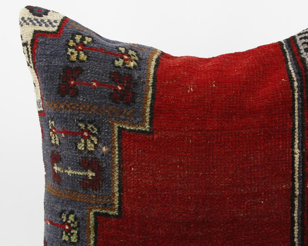 Etnik Anadolu İzleri El Dokuma Retro Halı Yastık Kılıfı