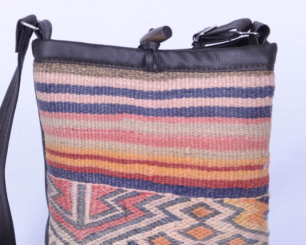 Kilim Çanta Dokuma Çapraz Omuz Çantası
