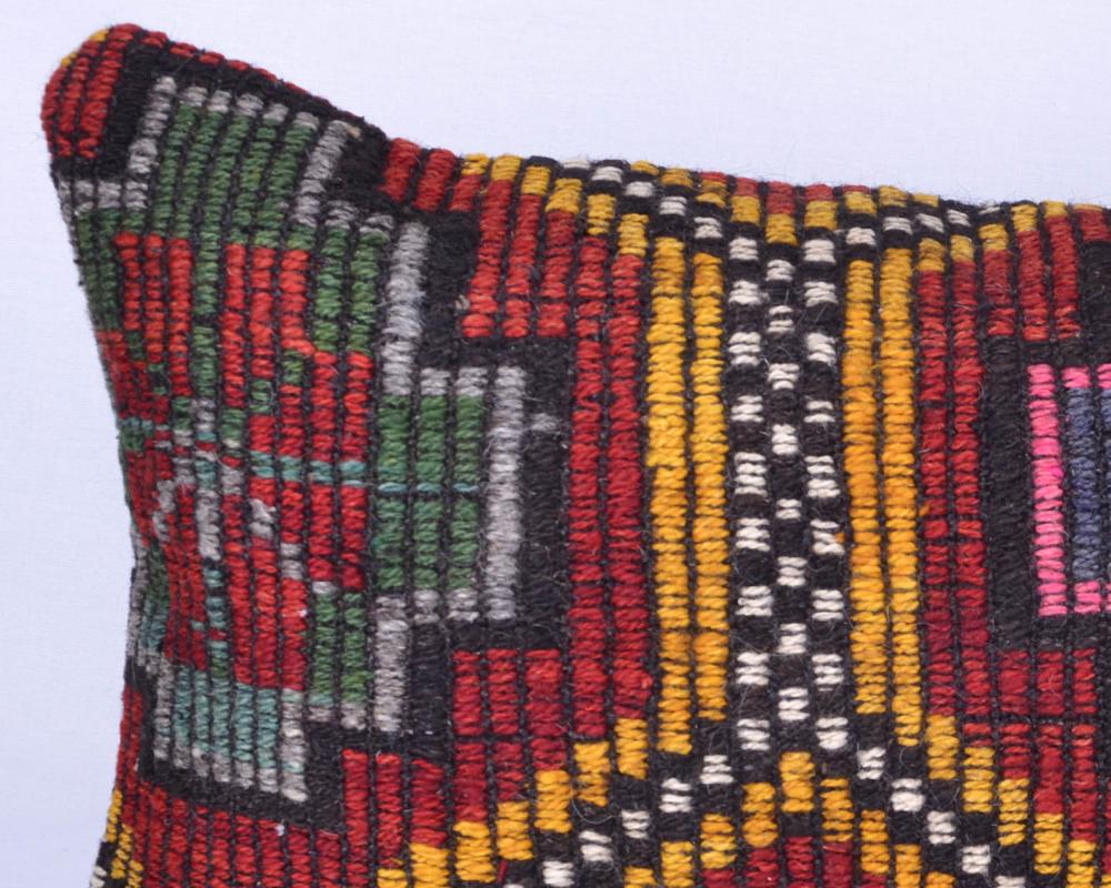 Vintage Kilim Yastık Kılıfı El Dokuması