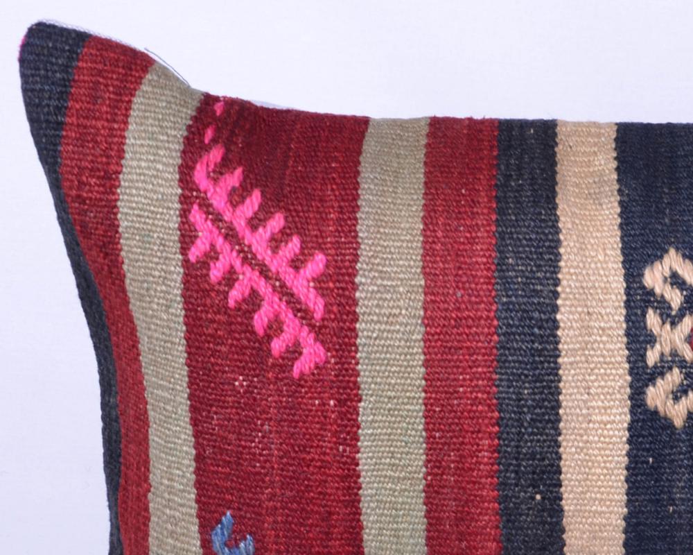 Vintage Kilim Yastık Kılıfı El Dokuması