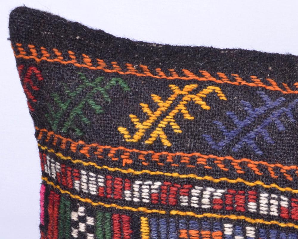 Vintage Kilim Yastık Kılıfı El Dokuması