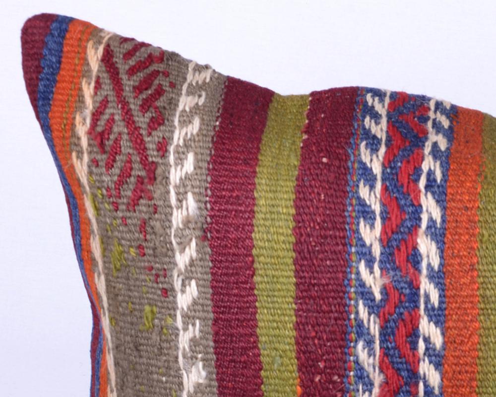 Vintage Kilim Yastık Kılıfı El Dokuması