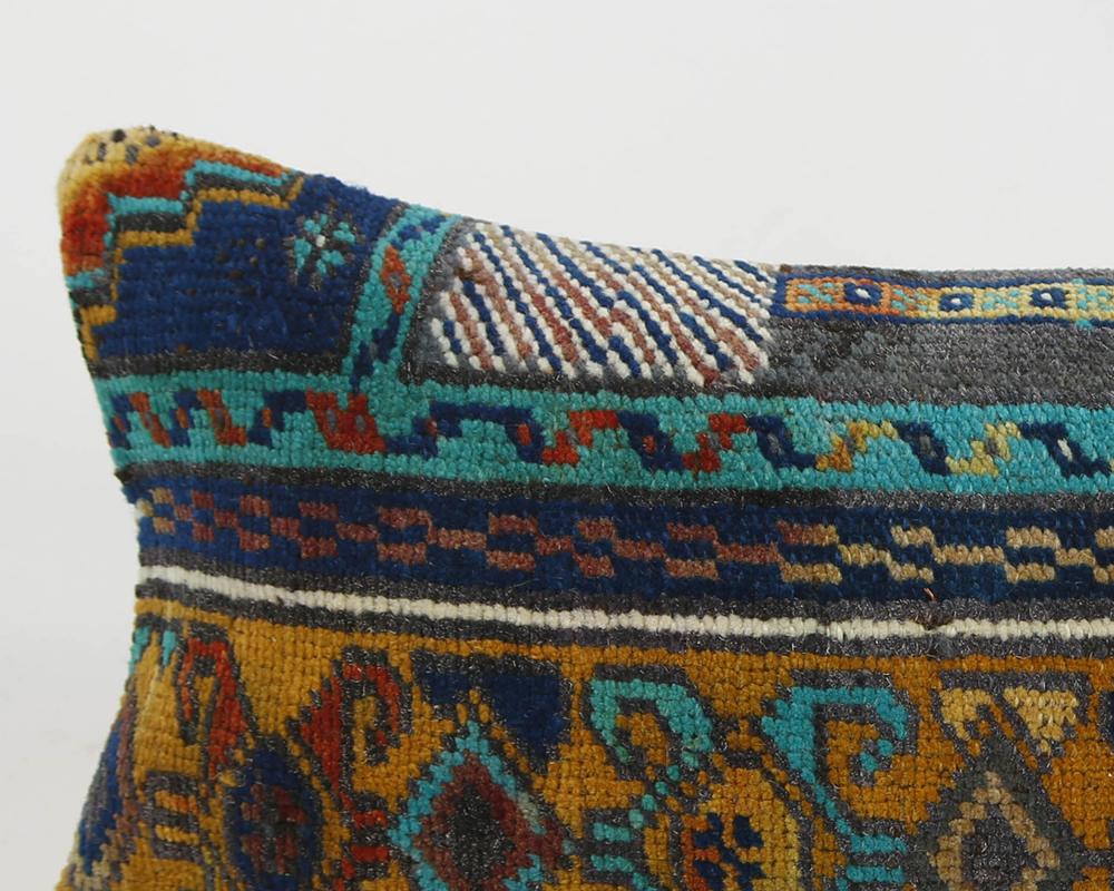 Vintage Kilim Halı Yastık Kılıfı El Dokuması