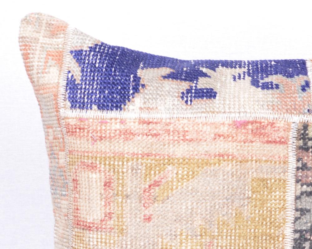 Kapadokya Serisi El Dokuma VintageHalı Yastık Kılıfı