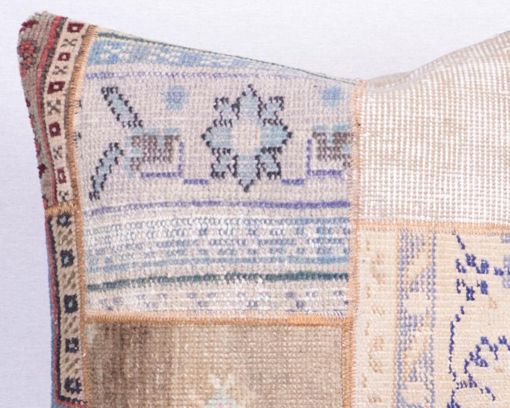 Kapadokya Serisi El Dokuma VintageHalı Yastık Kılıfı