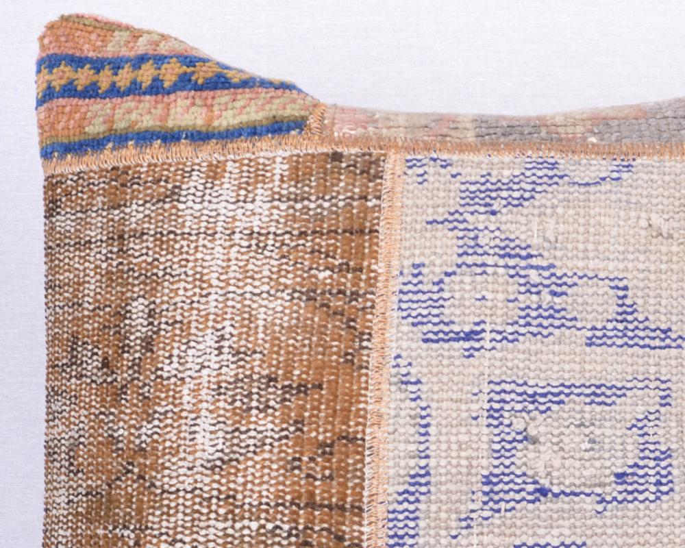 Kapadokya Serisi El Dokuma VintageHalı Yastık Kılıfı