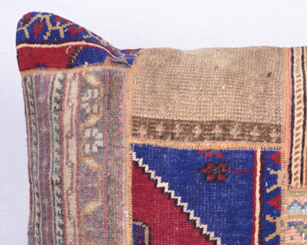 Kapadokya Serisi El Dokuma VintageHalı Yastık Kılıfı