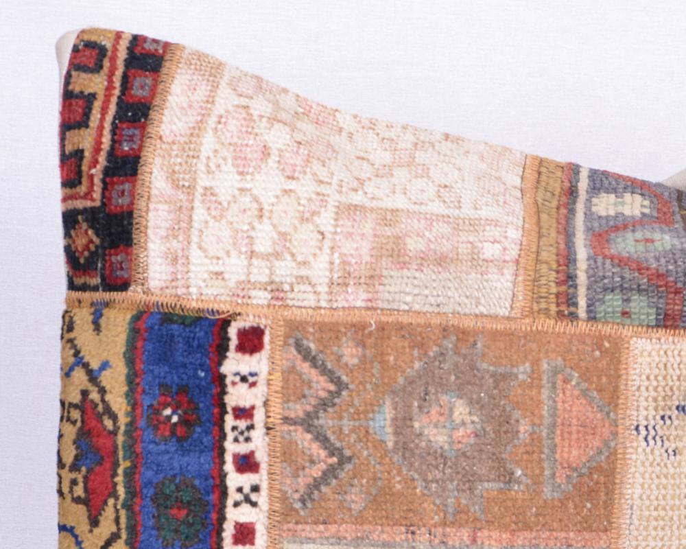 Kapadokya Serisi El Dokuma VintageHalı Yastık Kılıfı