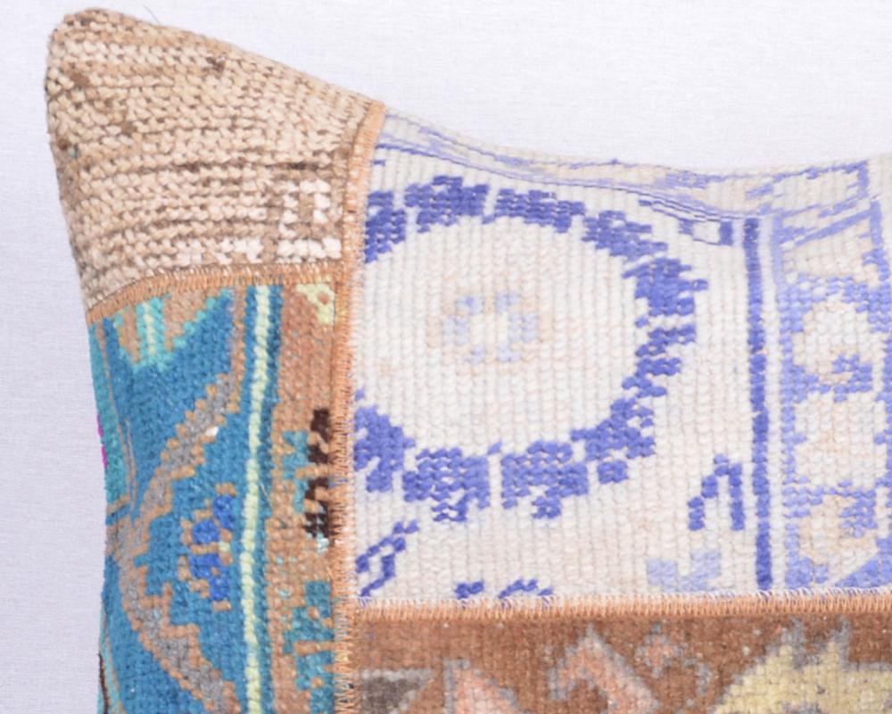 Kapadokya Serisi El Dokuma VintageHalı Yastık Kılıfı