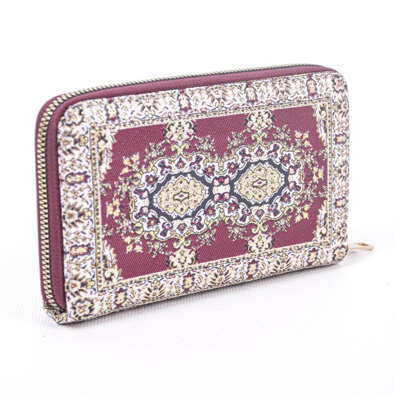 Kilim Desenli Cüzdan Bayan Cüzdan