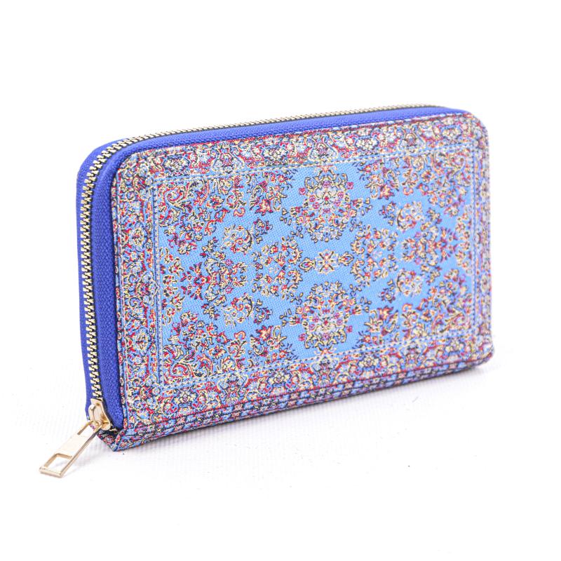 Kilim Desenli Cüzdan Bayan Cüzdan