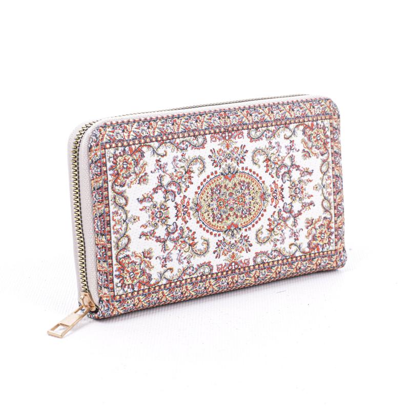 Kilim Desenli Cüzdan Bayan Cüzdan