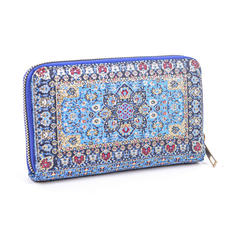 Kilim Desenli Cüzdan Bayan Cüzdan