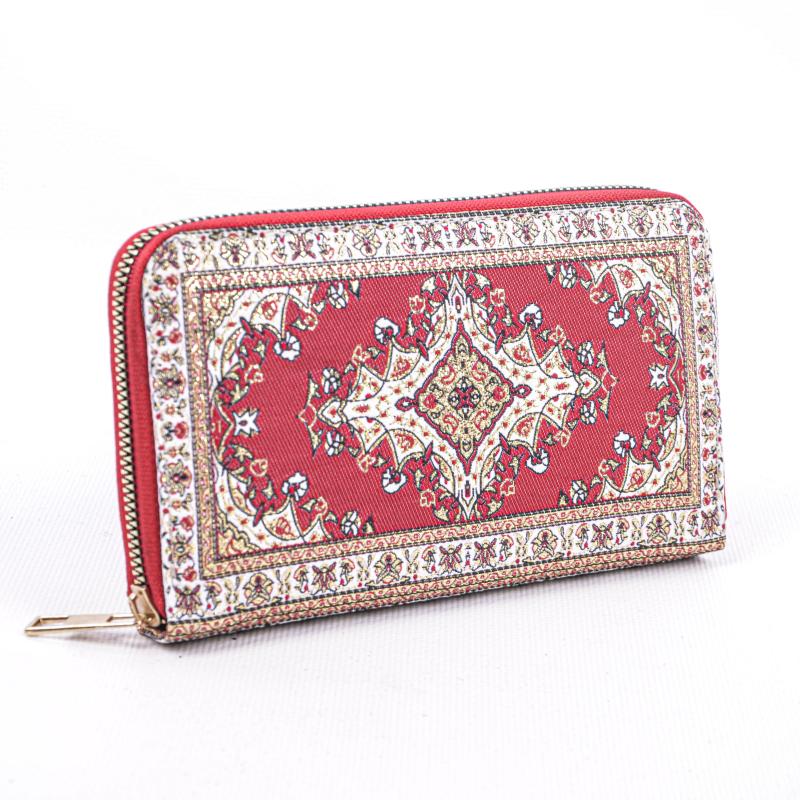 Kilim Desenli Cüzdan Bayan Cüzdan