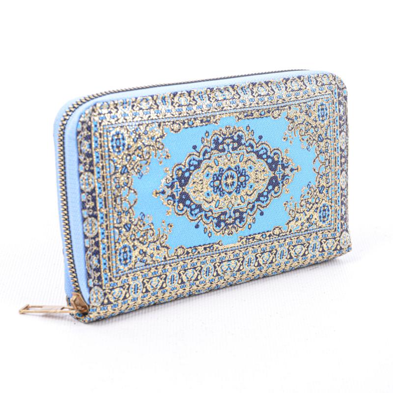 Kilim Desenli Cüzdan Bayan Cüzdan