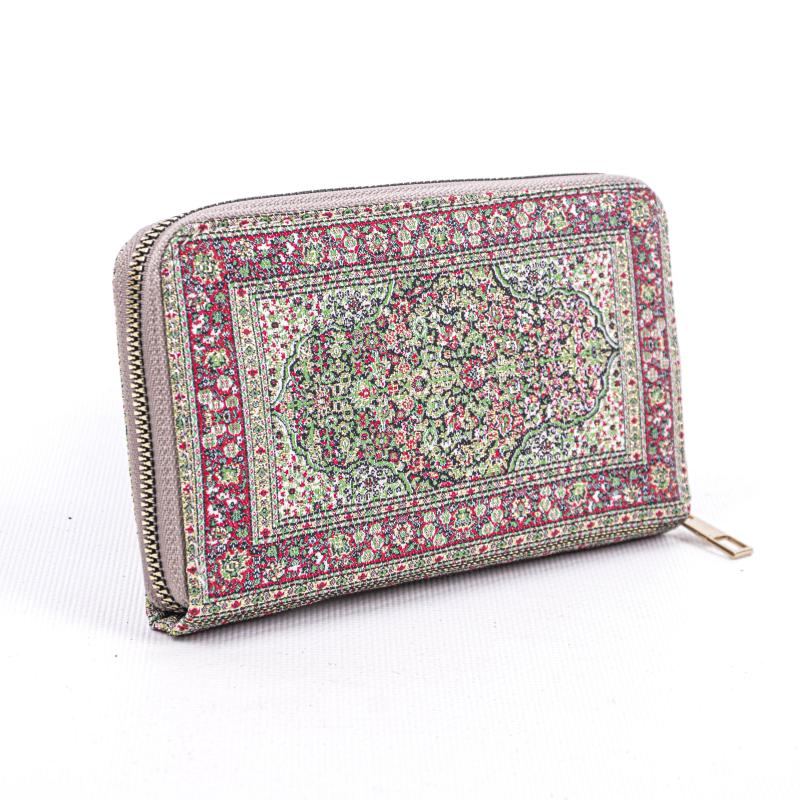 Kilim Desenli Cüzdan Bayan Cüzdan