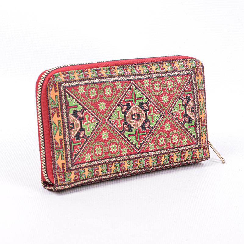 Kilim Desenli Cüzdan Bayan Cüzdan