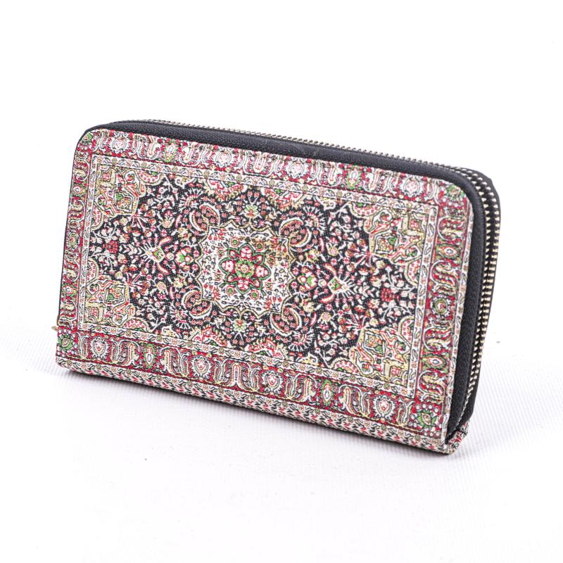 Kilim Desenli Cüzdan Bayan Cüzdan