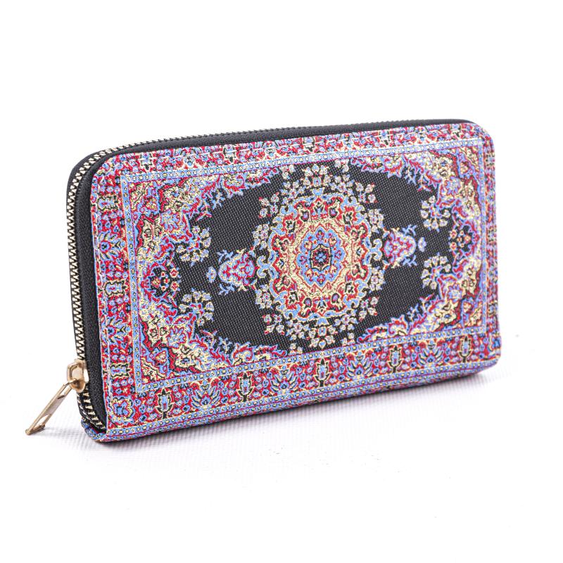 Kilim Desenli Cüzdan Bayan Cüzdan