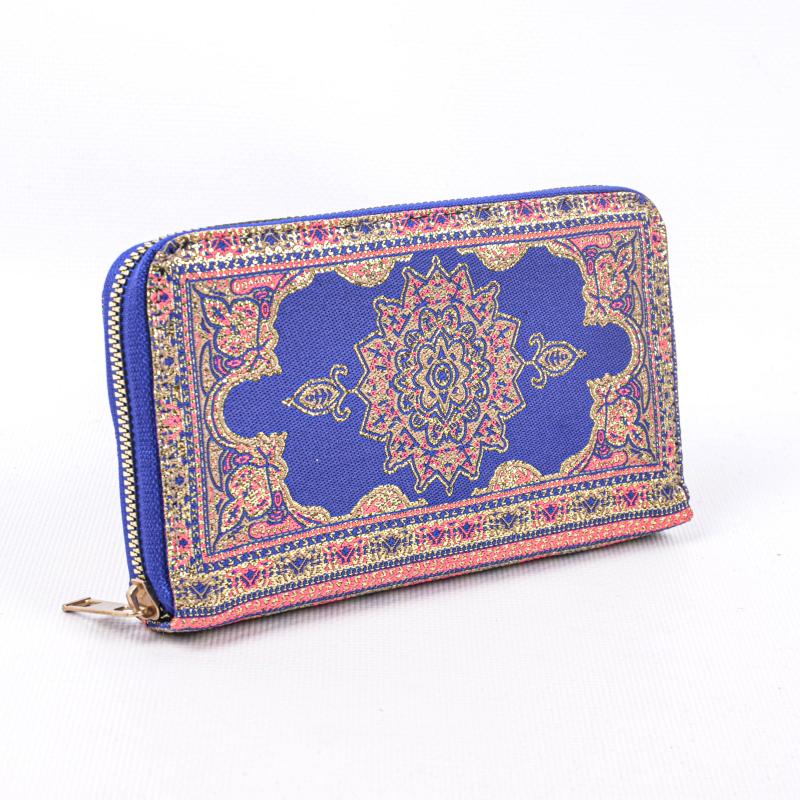 Kilim Desenli Cüzdan Bayan Cüzdan
