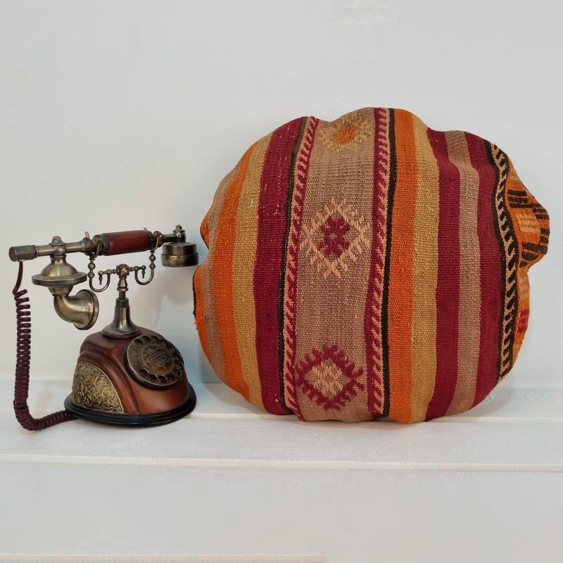 Yuvarlak KilimYastık Kılıfı