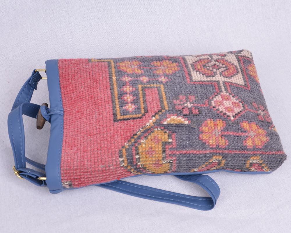 Kilim Çanta Dokuma Çapraz Omuz Çantası
