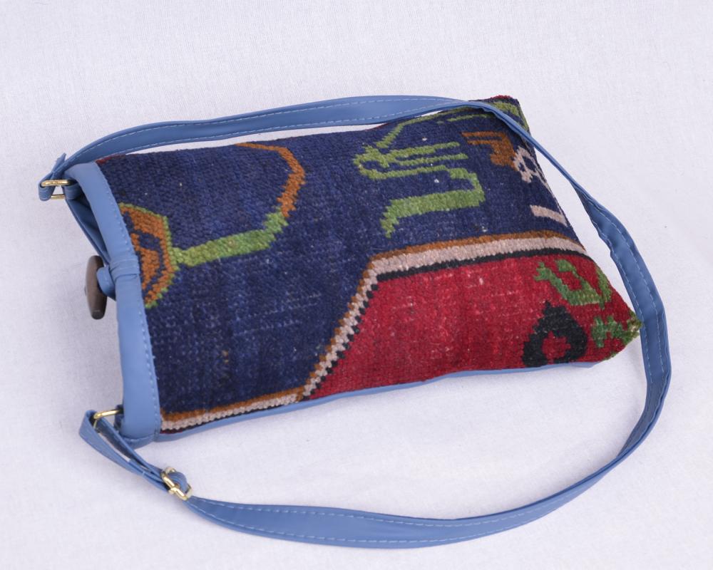 Kilim Çanta Dokuma Çapraz Omuz Çantası