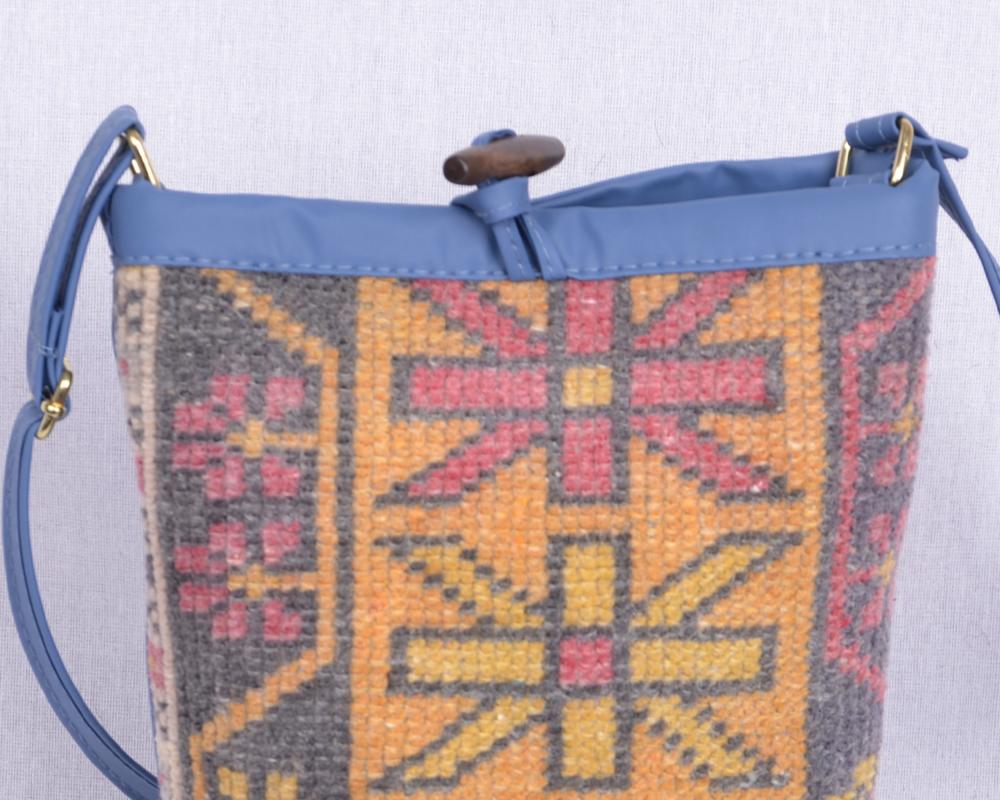 Kilim Çanta Dokuma Çapraz Omuz Çantası