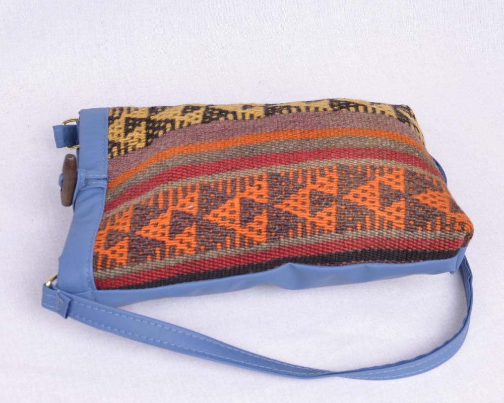 Kilim Çanta Dokuma Çapraz Omuz Çantası
