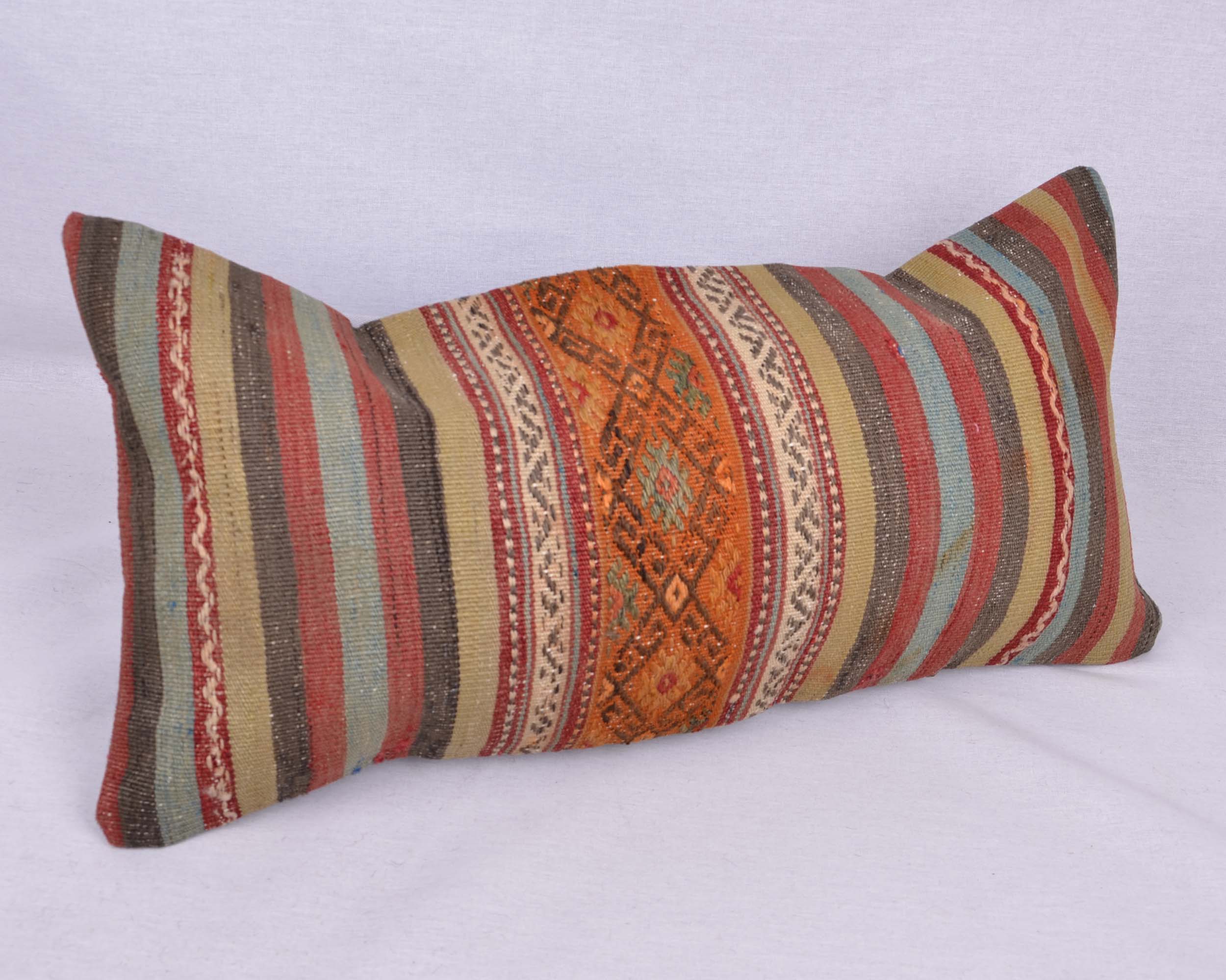 El Dokuması Kilim Kırlen Yastık Kılıfı