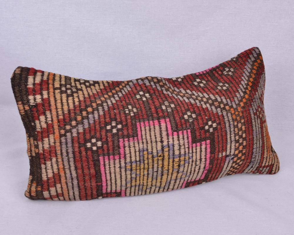 El Dokuması Kilim Kırlen Yastık Kılıfı