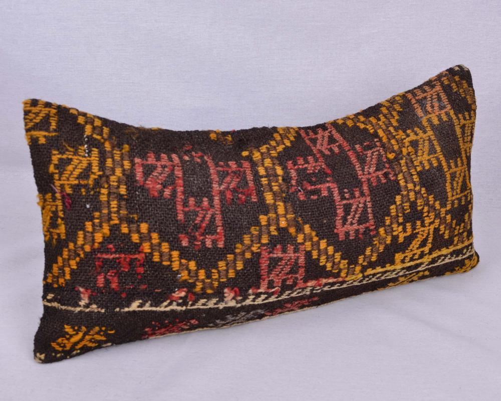 El Dokuması Kilim Kırlen Yastık Kılıfı