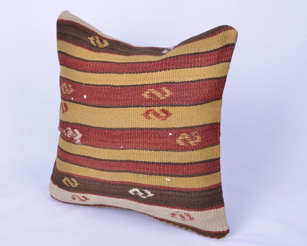 Vintage  El Dokuma Kilim Yastık Kılıfı