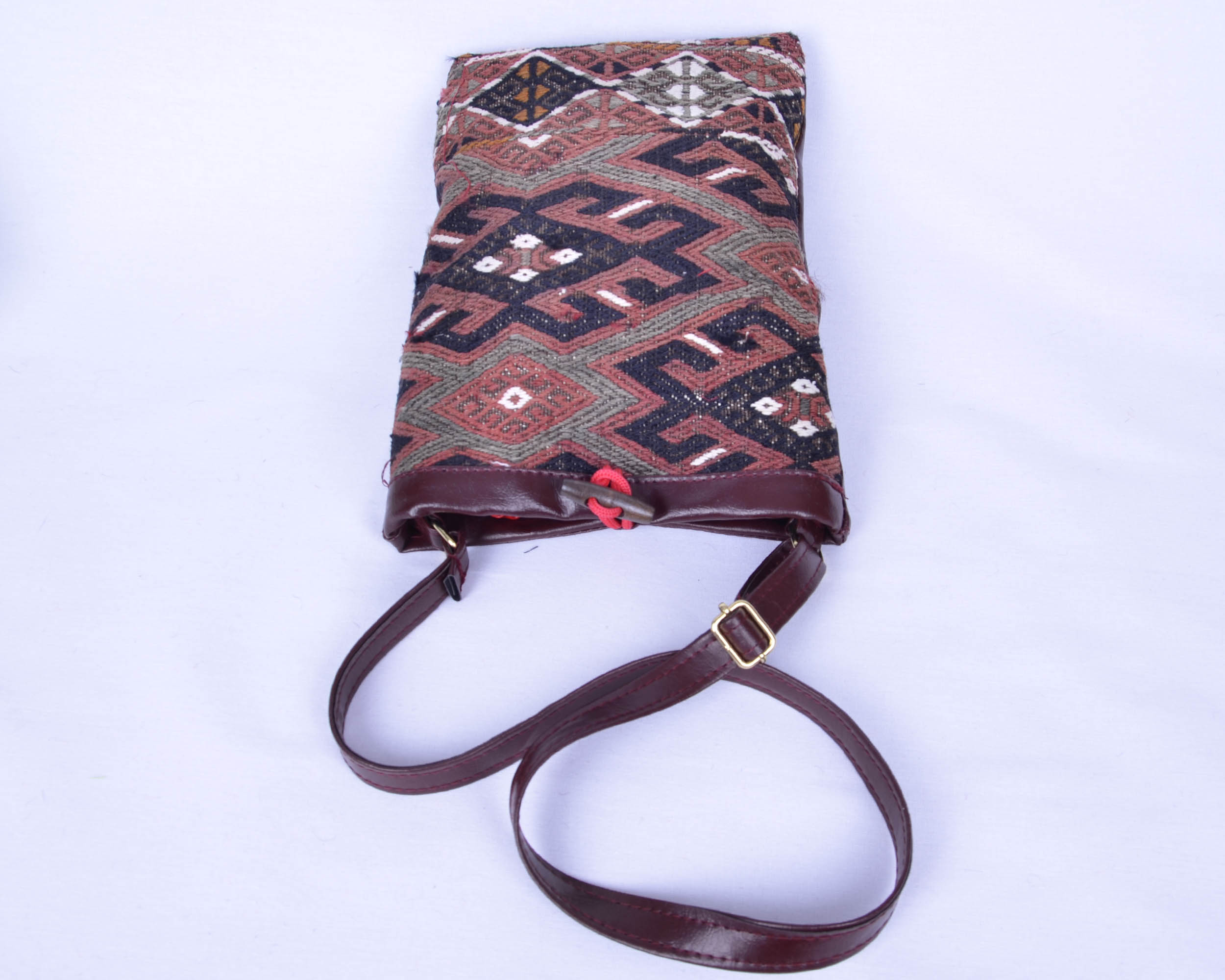 Kilim Çanta Dokuma Çapraz Omuz Çantası