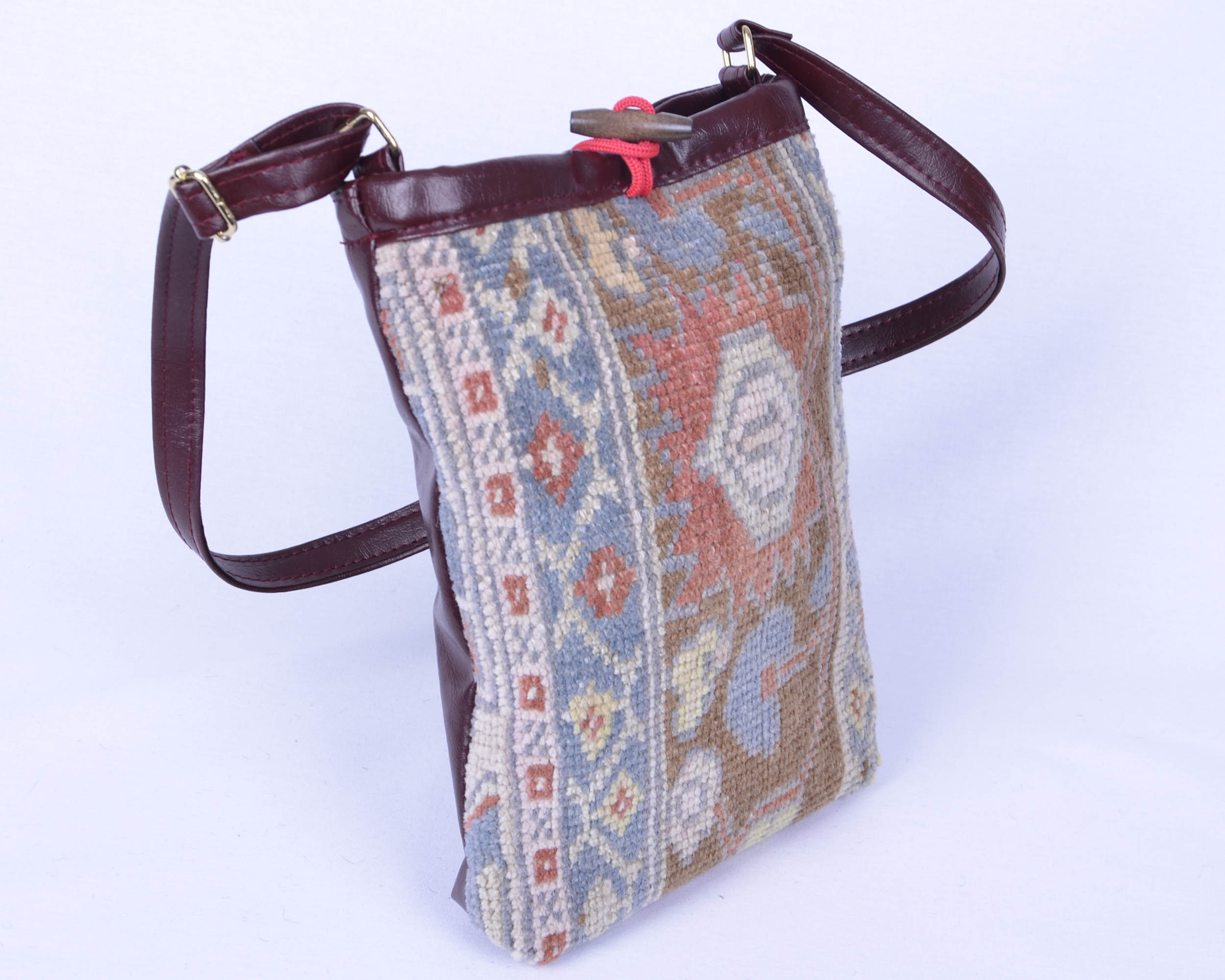 Kilim Çanta Dokuma Çapraz Omuz Çantası