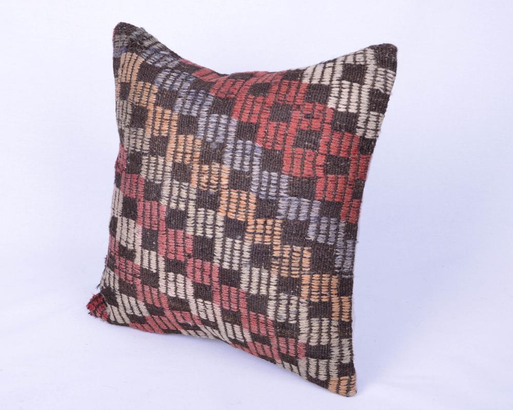 Vintage  El Dokuma Kilim Yastık Kılıfı