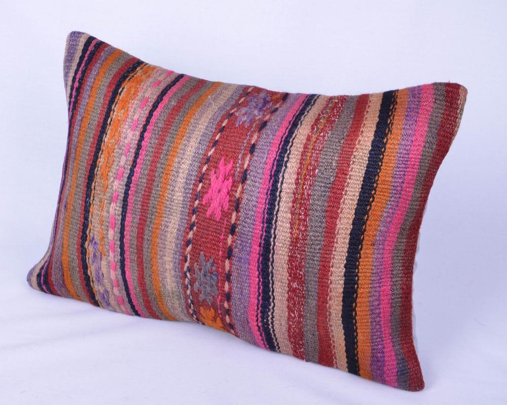 Vintage Kilim Yastık Kılıfı El Dokuması