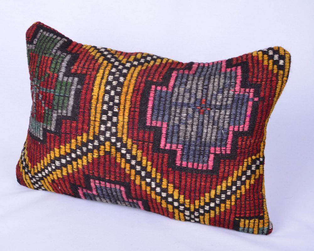 Vintage Kilim Yastık Kılıfı El Dokuması