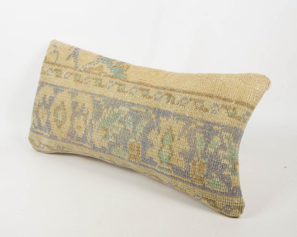 VintageAnadolu Kilim Kırlen Halı Kılıfı El Dokuması Yün Kırlent