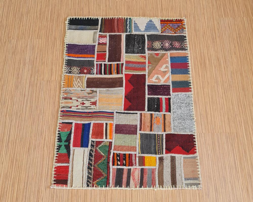 El dokuma Patchwork Kilim