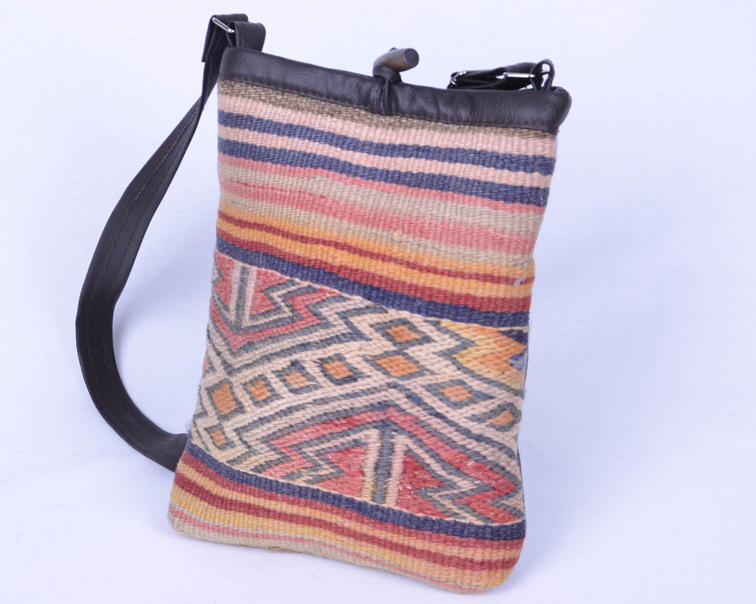 Kilim Çanta Dokuma Çapraz Omuz Çantası
