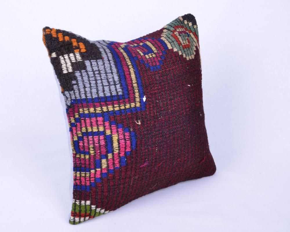 Vintage  El Dokuma Kilim Yastık Kılıfı