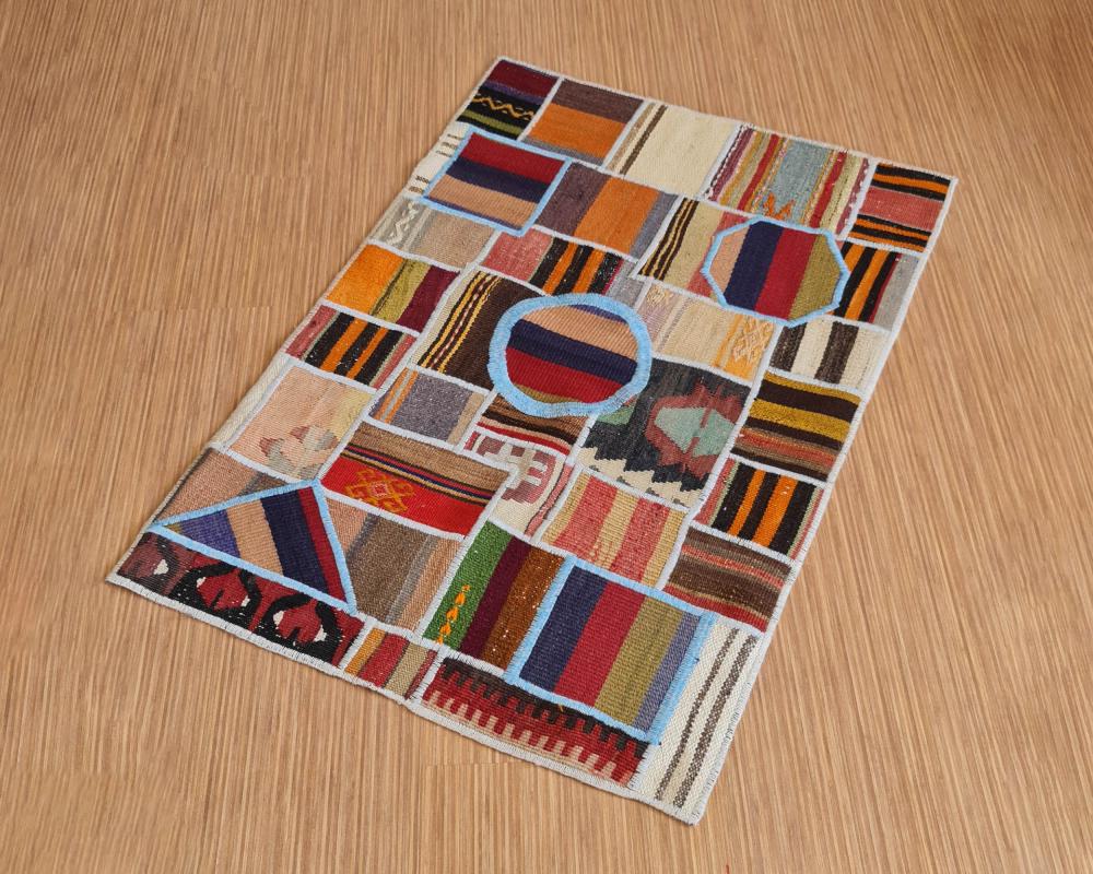 El dokuma Patchwork Kilim