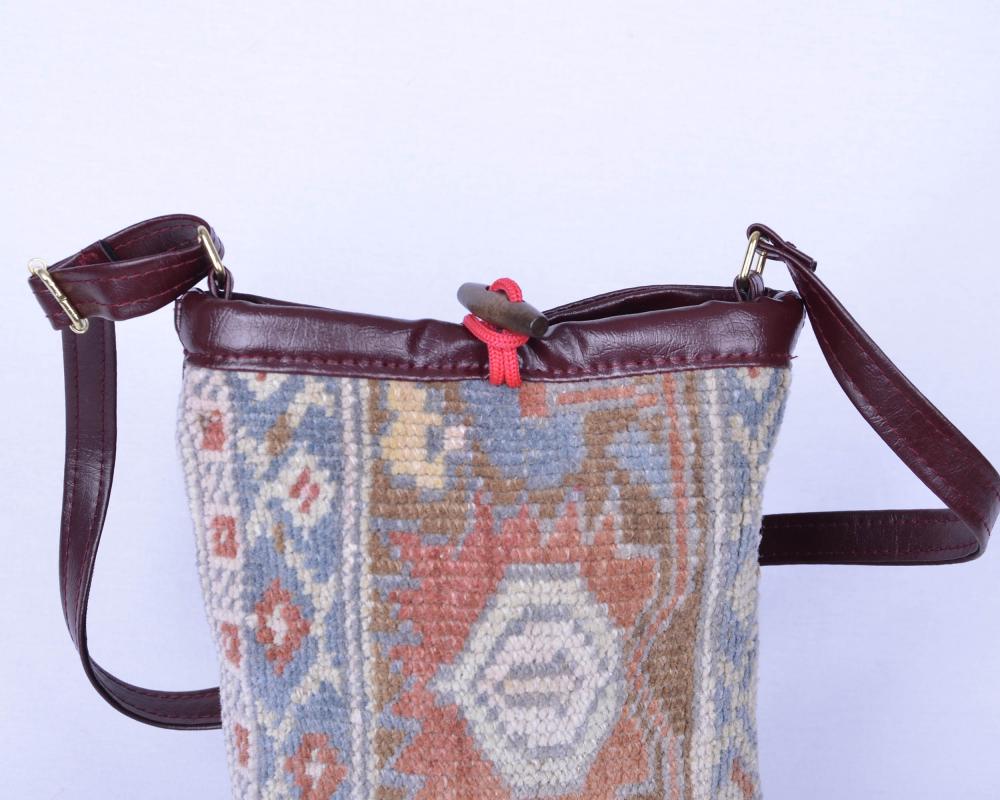 Kilim Çanta Dokuma Çapraz Omuz Çantası