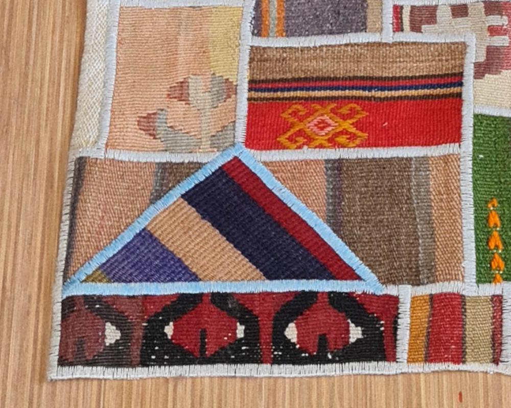 El dokuma Patchwork Kilim