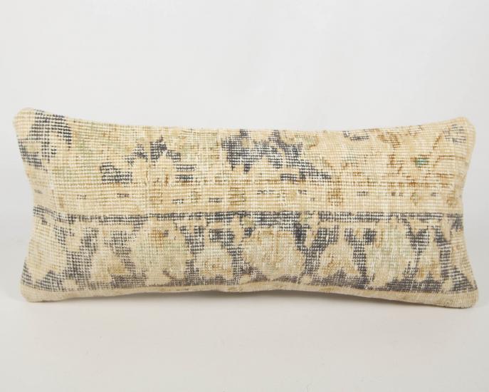 Vintage Anadolu Kilim Kırlen Halı Kılıfı El Dokuması Yün Kırlent