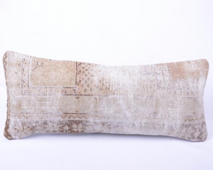 Vintage Anadolu Kilim Kırlen Halı Kılıfı El Dokuması Yün Kırlent