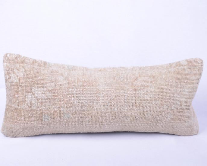 Vintage Anadolu Kilim Kırlen Halı Kılıfı El Dokuması Yün Kırlent