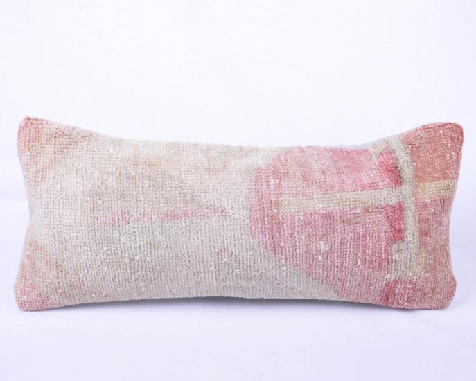 Vintage Anadolu Kilim Kırlen Halı Kılıfı El Dokuması Yün Kırlent