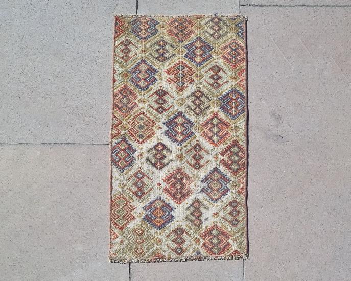 Vintage Ev Dekor Anadolu Desenli Halı